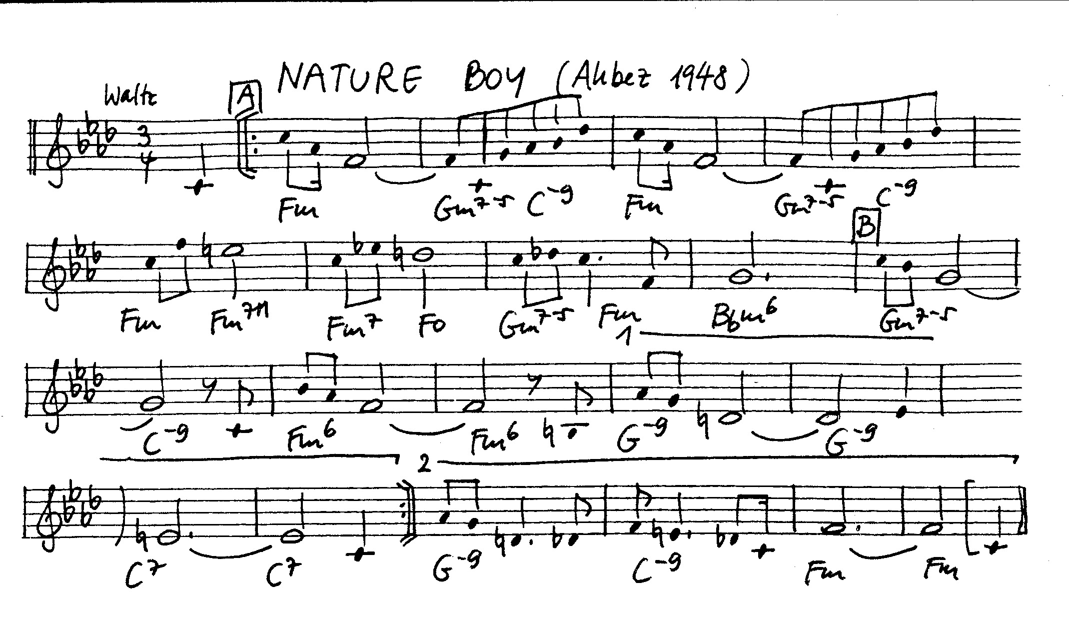 nature boy leadsheet – book us for your next 20s or gatsby event